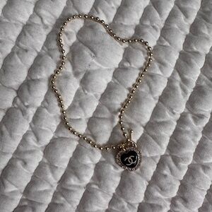 Chanel Inspired Heart choker Necklace